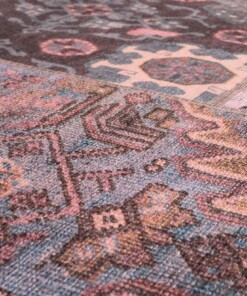 Dywan patchworkowy - Fade Dreamer fioletowy - close up materiaal, thumbnail