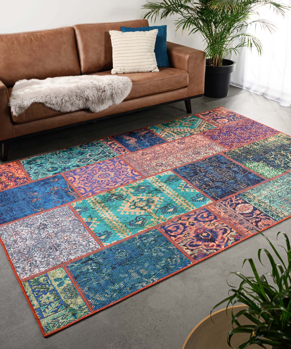 Dywan patchworkowy - Fade No.1 multi - sfeer Dywan patchworkowy - Fade No.1 multi - sfeer