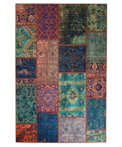 Dywan patchworkowy - Fade No.1 multi - overzicht boven
