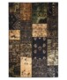 Dywan patchworkowy - Fade No.1 oliwkowy - overzicht boven, thumbnail