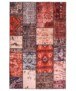 Dywan patchworkowy - Fade No.1 czerwony/multi - overzicht boven, thumbnail