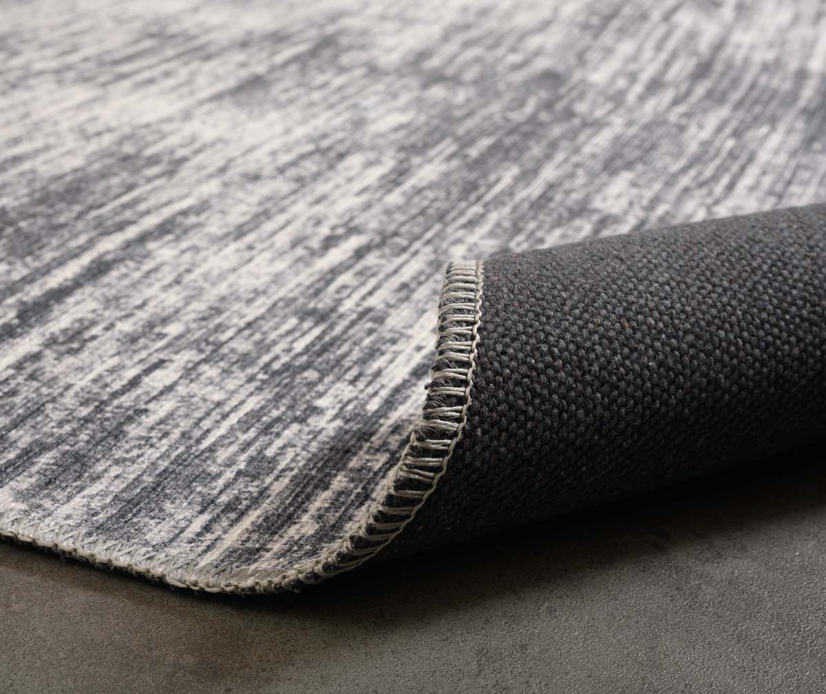 Dywan vintage - Fade Blend szary - close up vouw Dywan vintage - Fade Blend szary - close up vouw