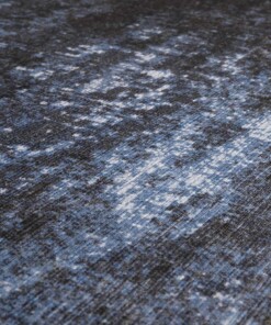 Dywan vintage - Fade Celestial niebieski/czarny - close up materiaal, thumbnail Dywan vintage - Fade Celestial niebieski/czarny - close up materiaal, thumbnail