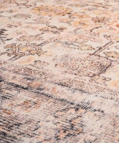 Dywan vintage - Fade Charm beżowy - close up materiaal, thumbnail