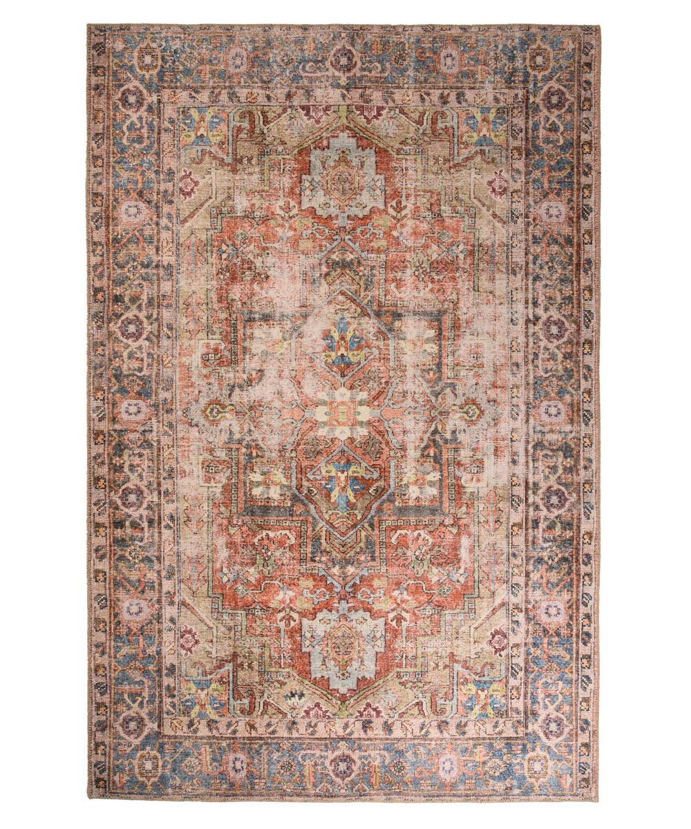 Dywan vintage - Fade Essence beżowy - overzicht boven Dywan vintage - Fade Essence beżowy - overzicht boven