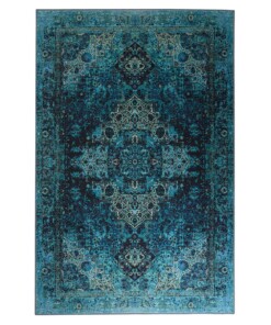 Dywan vintage - Fade No.2 niebieski - overzicht boven