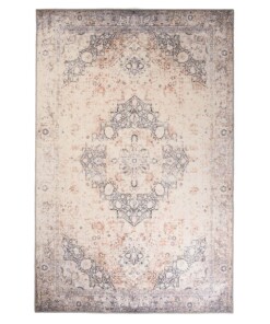 Dywan vintage - Fade No.2 szary - overzicht boven