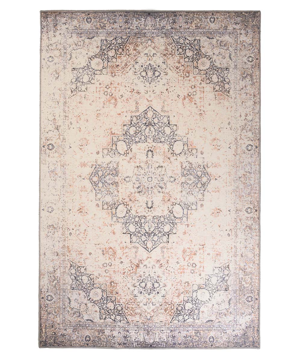 Dywan vintage - Fade No.2 szary - overzicht boven Dywan vintage - Fade No.2 szary - overzicht boven