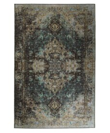Dywan vintage - Fade No.2 zielony - overzicht boven, thumbnail