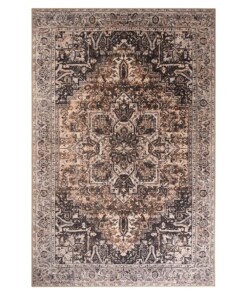 Dywan vintage - Fade No.3 beżowy - overzicht boven
