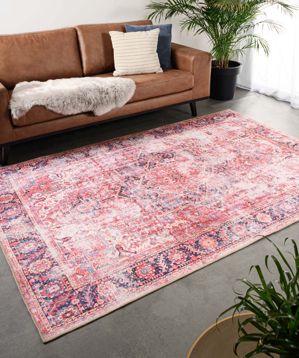 Dywan vintage - Fade Noble czerwony - sfeer Dywan vintage - Fade Noble czerwony - sfeer
