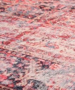Dywan vintage - Fade Noble czerwony - close up materiaal, thumbnail Dywan vintage - Fade Noble czerwony - close up materiaal, thumbnail