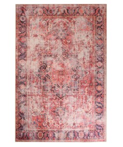 Dywan vintage - Fade Noble czerwony - overzicht boven