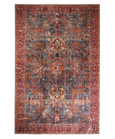 Dywan vintage - Fade Opulence czerwony - overzicht boven, thumbnail