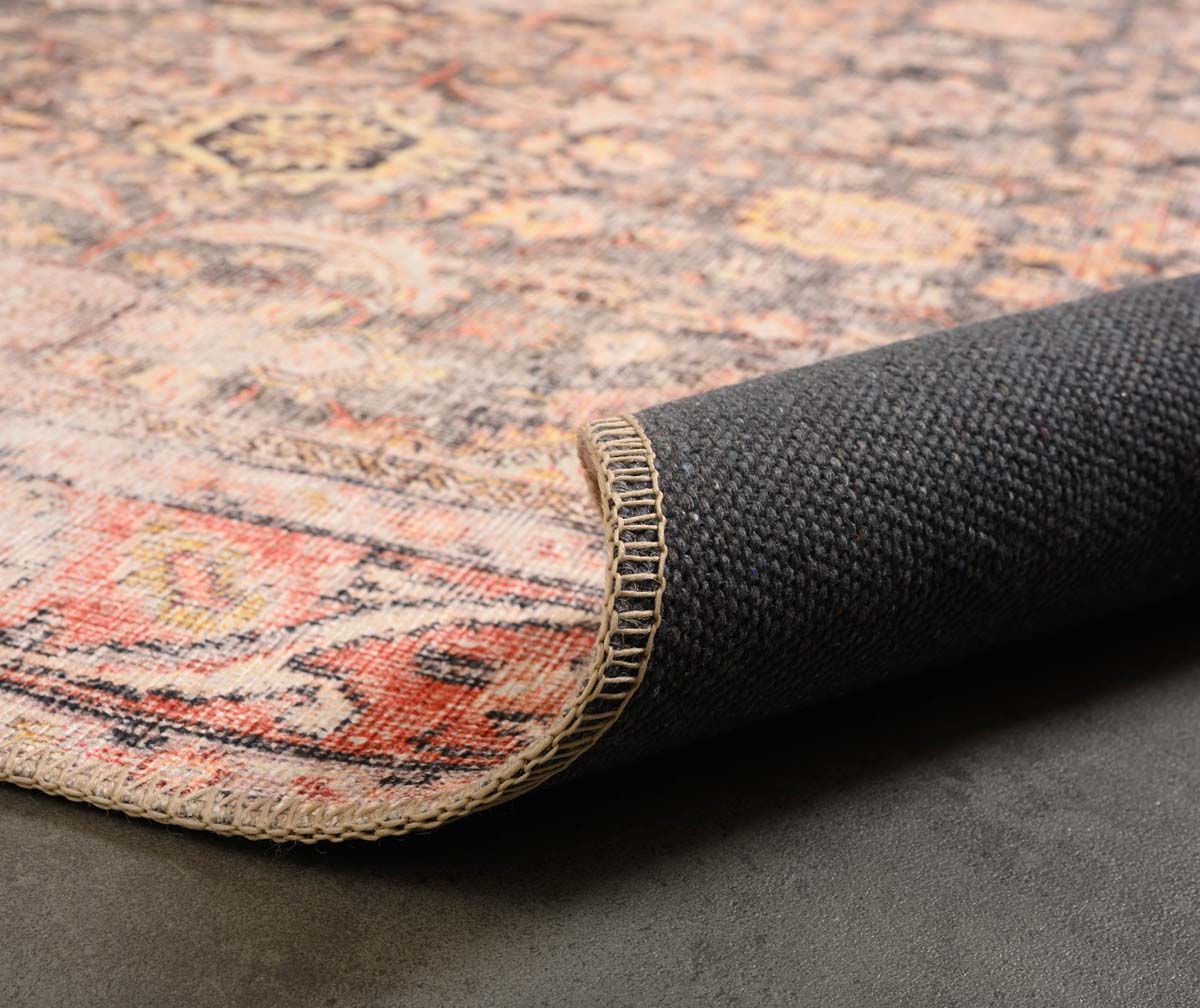 Dywan vintage - Fade Prestige beżowy - close up vouw Dywan vintage - Fade Prestige beżowy - close up vouw