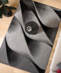 Dywan nowoczesny - Canvas czarny/szary