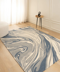 Dywan marmurowy - Weave Marble szary/niebieski Dywan marmurowy - Weave Marble szary/niebieski