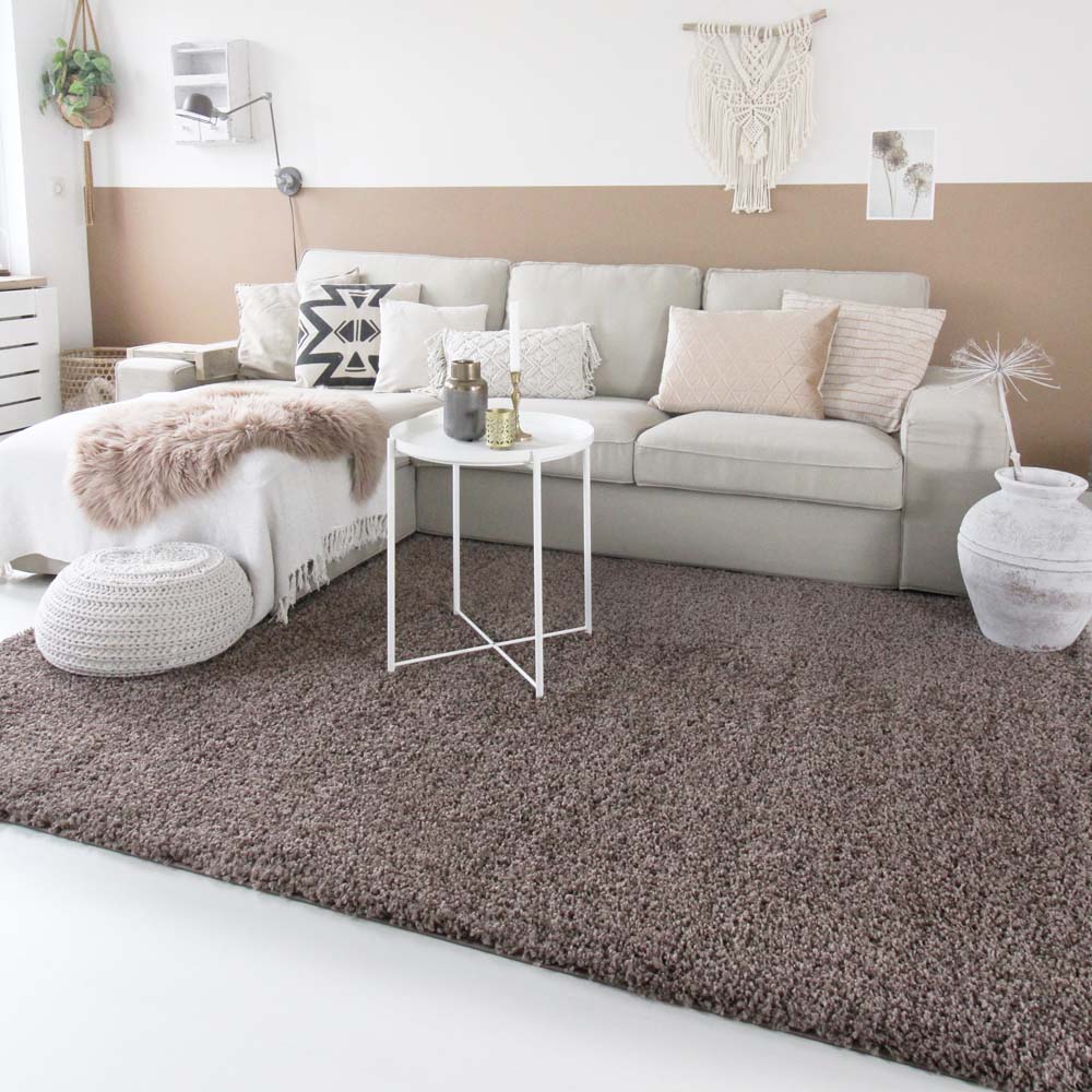 Dywan shaggy taupe