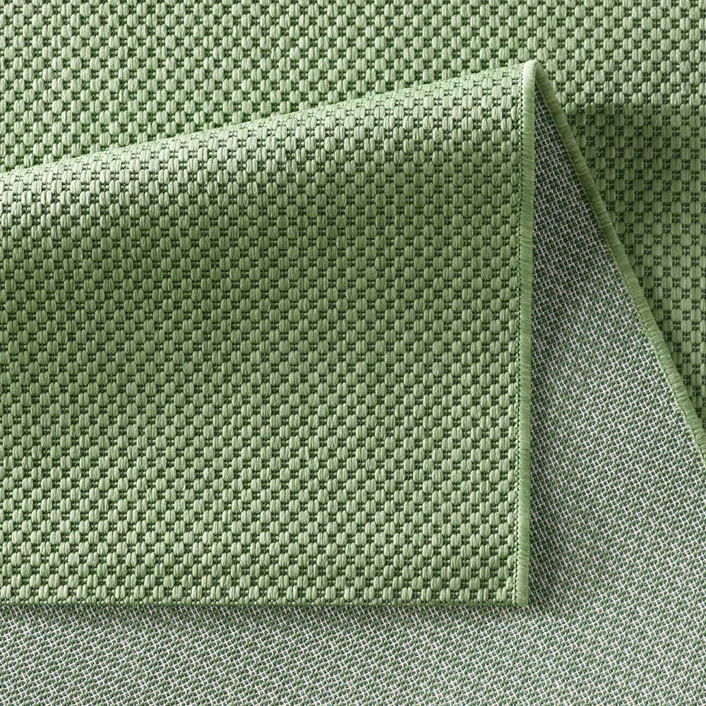 Dywan balkonowy - Elara zielony - close up Dywan balkonowy - Elara zielony - close up