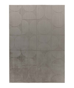 Dywan miękki - Emily Circles taupe - overzicht