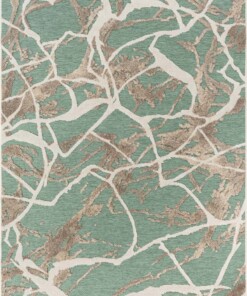 Dywan zewnętrzny - Marble zielony - overzicht