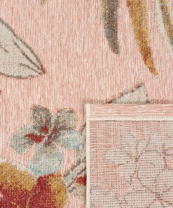 Dywan zewnętrzny w kwiaty - Lilly różowy - close up, thumbnail Dywan zewnętrzny w kwiaty - Lilly różowy - close up, thumbnail