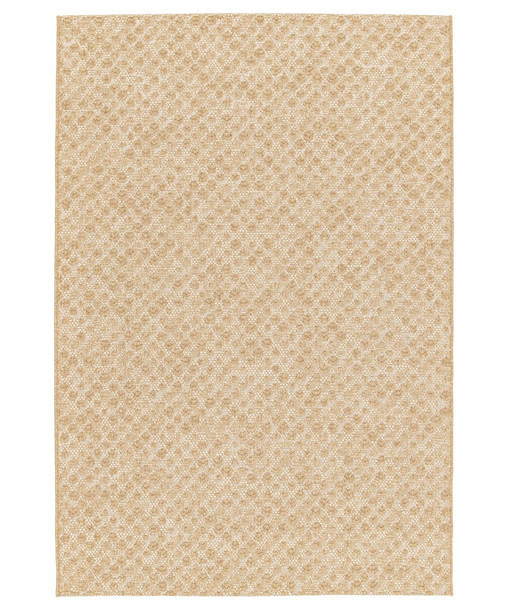 Dywan zewnętrzny w romby - Corde Trellis naturalna/biała - overzicht Dywan zewnętrzny w romby - Corde Trellis naturalna/biała - overzicht