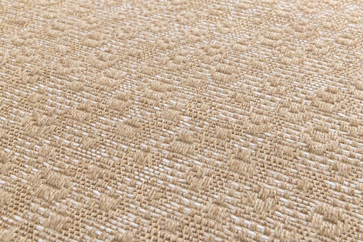 Dywan zewnętrzny w romby - Corde Trellis naturalna/biała Dywan zewnętrzny w romby - Corde Trellis naturalna/biała