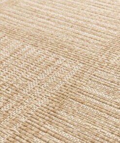 Dywan zewnętrzny w kratkę - Twill Tile beż/biały