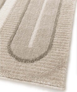 Dywan retro - Forme Pavé taupe