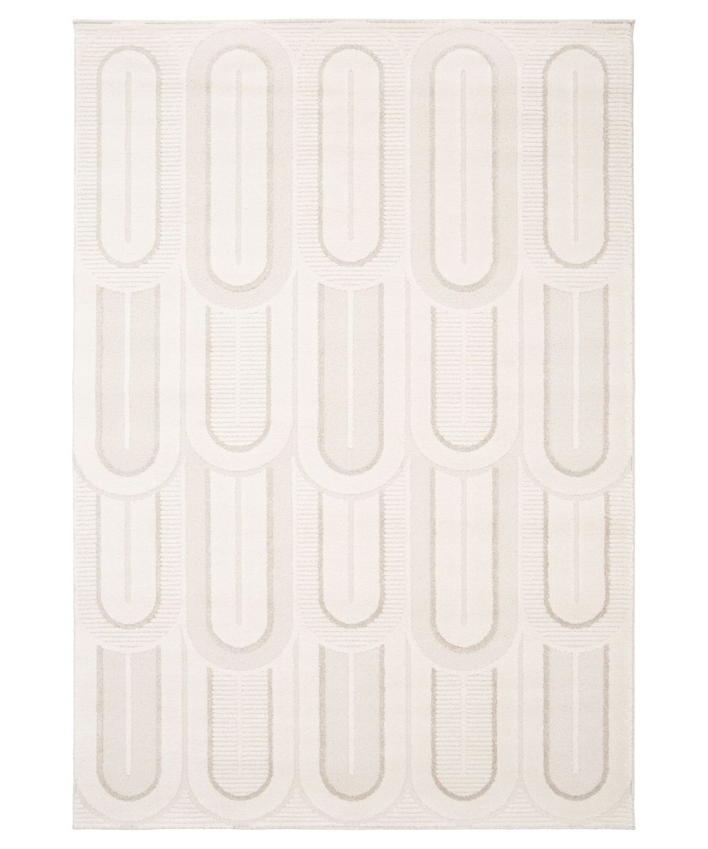 Dywan retro - Forme Pavé kość słoniowa - overzicht Dywan retro - Forme Pavé kość słoniowa - overzicht