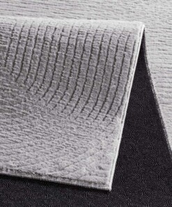 Dywan miękki - Fuzz Waves szary - close up, thumbnail