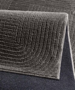 Dywan miękki - Fuzz Waves antracytowy - close up, thumbnail