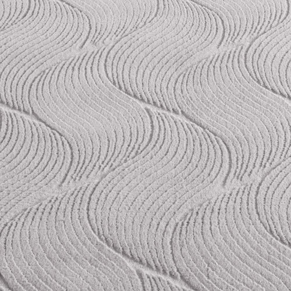 Dywan miękki - Fuzz Whirl szary - close up Dywan miękki - Fuzz Whirl szary - close up