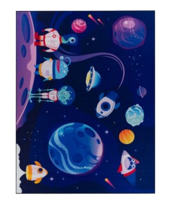 Dywan dziecięcy z motywem kosmosu - Lumi multi - overzicht, thumbnail Dywan dziecięcy z motywem kosmosu - Lumi multi - overzicht, thumbnail