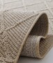 Dywan zewnętrzny boho - Retreat beżowy - close up, thumbnail
