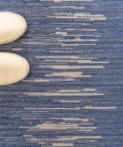 Dywan abstrakcyjny - Sapphire Ripple jeansy niebieskie Dywan abstrakcyjny - Sapphire Ripple jeansy niebieskie
