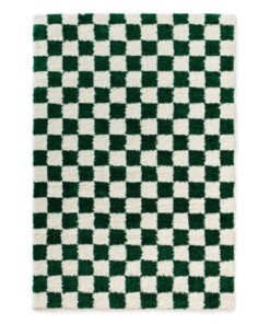 Dywan w szachownicę - Check kość słoniowa/jadeit - overzicht Dywan w szachownicę - Check kość słoniowa/jadeit - overzicht