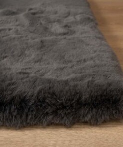 Dywan puszysty - Comfy Deluxe ciemnoszary - close up, thumbnail Dywan puszysty - Comfy Deluxe ciemnoszary - close up, thumbnail