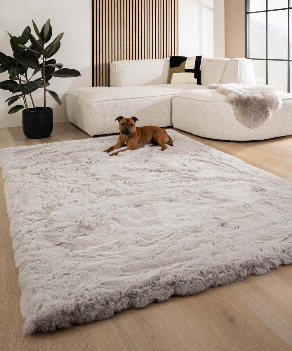 Dywan puszysty - Comfy Deluxe jasnoszary - sfeer Dywan puszysty - Comfy Deluxe jasnoszary - sfeer