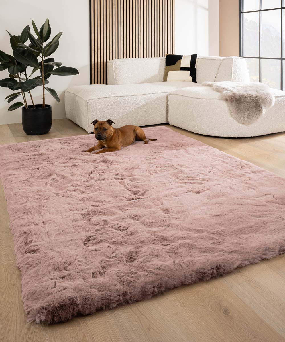 Dywan puszysty - Comfy Deluxe różowy - sfeer Dywan puszysty - Comfy Deluxe różowy - sfeer