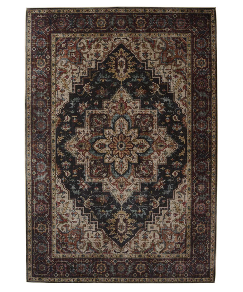 Dywan zewnętrzny vintage - Valenca Brio czerwony/ciemnoniebieski - overzicht Dywan zewnętrzny vintage - Valenca Brio czerwony/ciemnoniebieski - overzicht