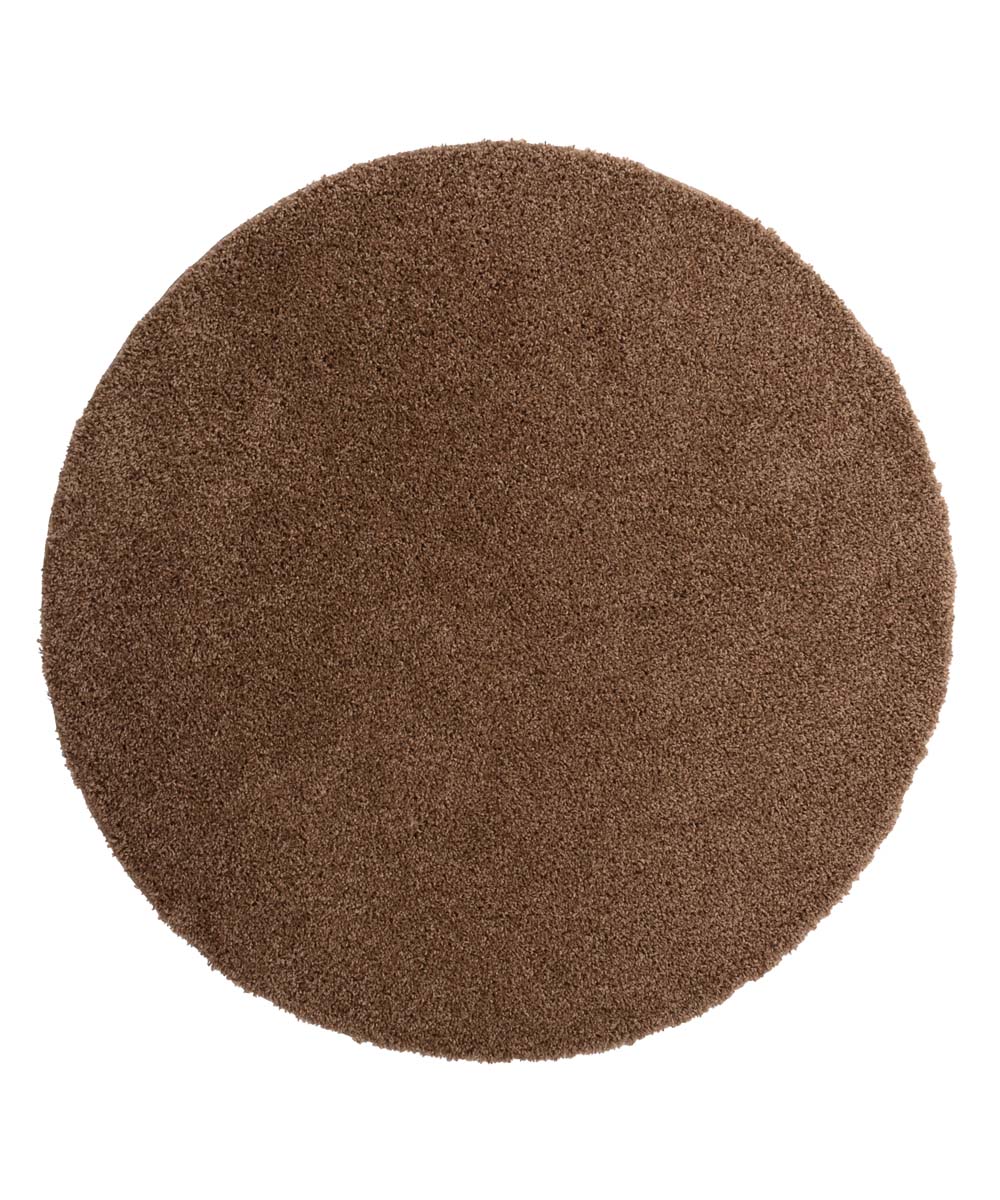 Dywan okrągły z długim włosiem - Shaggy Trend mocha - overzicht Dywan okrągły z długim włosiem - Shaggy Trend mocha - overzicht