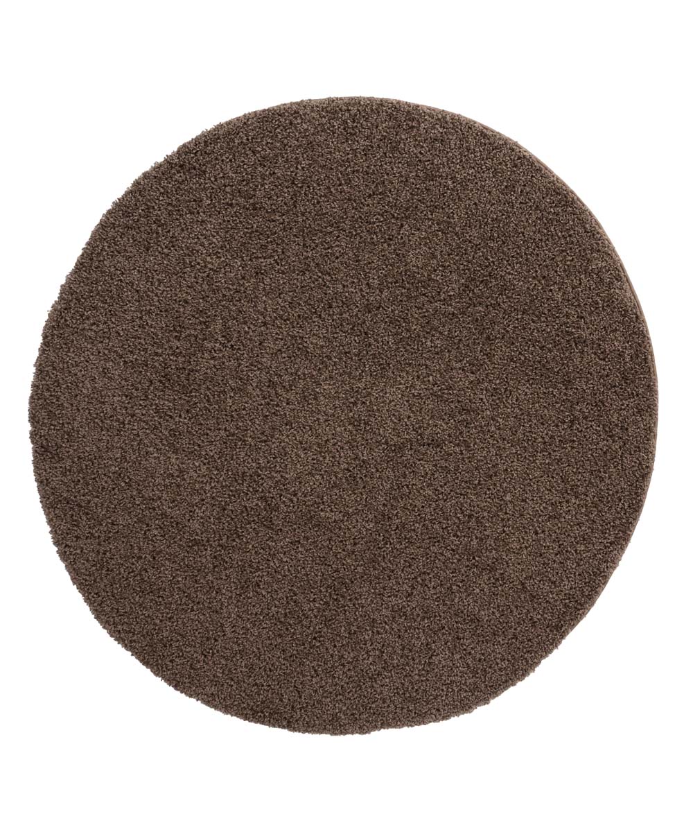 Dywan okrągły z długim włosiem - Shaggy Trend taupe - overzicht Dywan okrągły z długim włosiem - Shaggy Trend taupe - overzicht