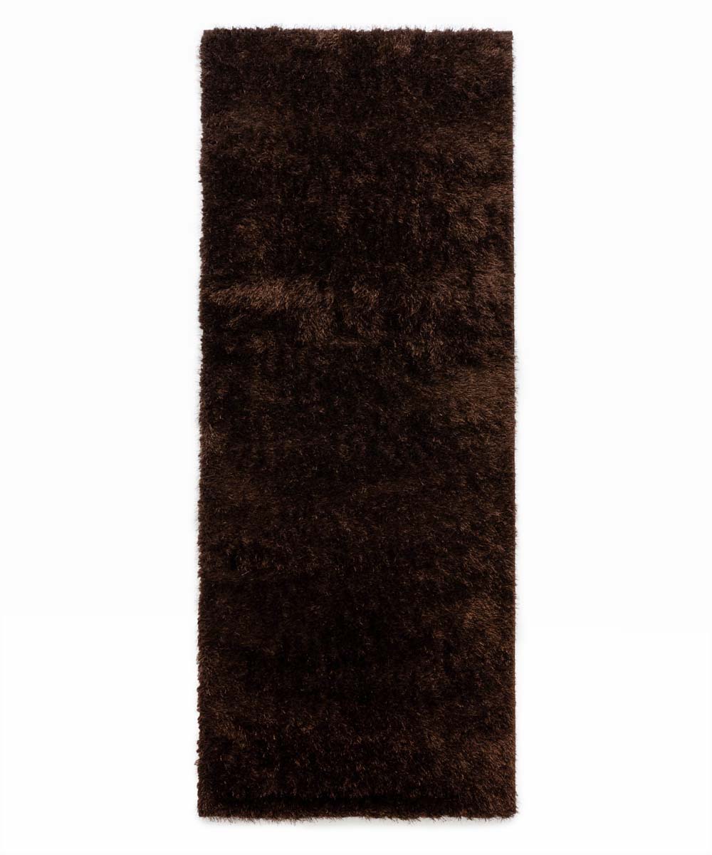 Chodnik welurowy - Posh ciemnobrązowy - overzicht Chodnik welurowy - Posh ciemnobrązowy - overzicht