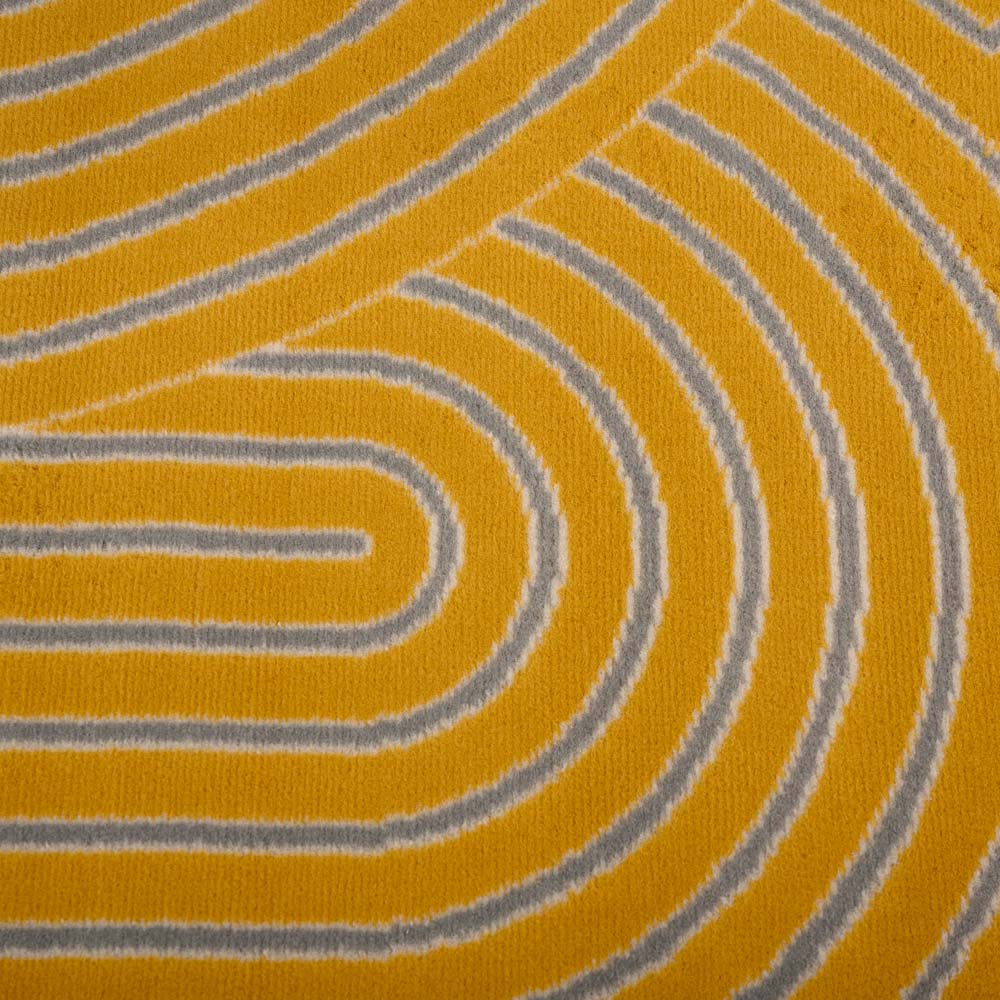 Dywan japandi - Ease Akira musztardowy Dywan japandi - Ease Akira musztardowy