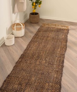 Chodnik jutowy - Chunky Boho & me brązowy/naturalny - sfeer Chodnik jutowy - Chunky Boho & me brązowy/naturalny - sfeer