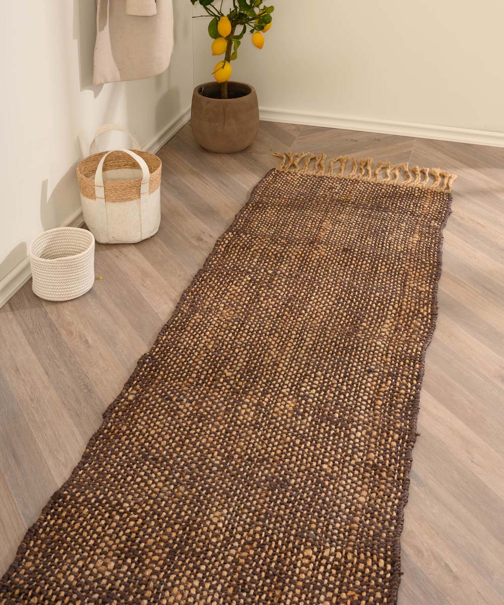 Chodnik jutowy - Chunky Boho & me brązowy/naturalny - sfeer Chodnik jutowy - Chunky Boho & me brązowy/naturalny - sfeer
