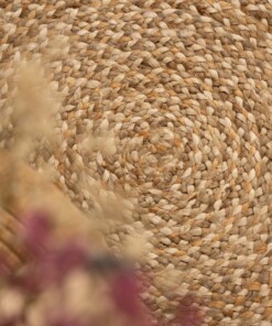 Dywan okrągły jutowy - Braided naturalne/wielowymiarowe Dywan okrągły jutowy - Braided naturalne/wielowymiarowe