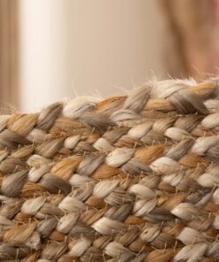 Dywan okrągły jutowy - Braided naturalne/wielowymiarowe Dywan okrągły jutowy - Braided naturalne/wielowymiarowe